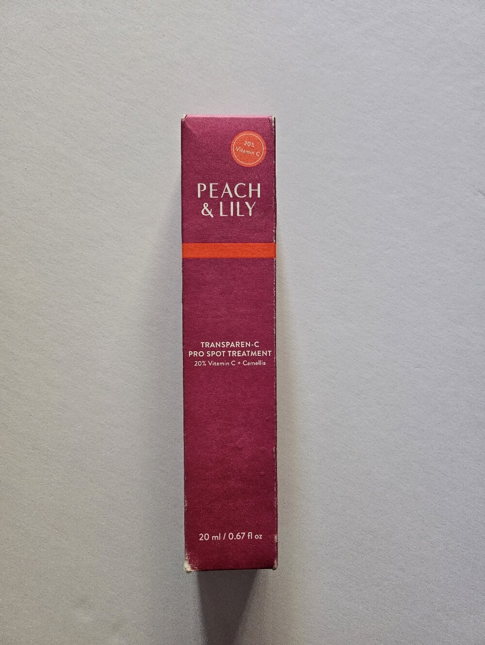 NIB NEW Peach & Lily Transparen-C Pro Spot Treatment Full Size 0.67 Oz Vitamin C